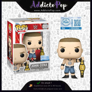 Funko Pop! WWE [203] - John Cena with Spinner Championship Belt (Special Edition)