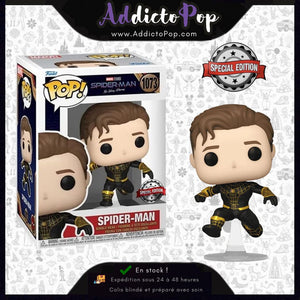 Funko Pop! Marvel Spider-Man No Way Home [1073] - Spider-Man Unmasked Black Suit (Special Edition)