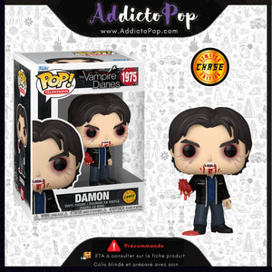 Funko Pop! The Vampire Diaries [1975] - Damon Salvatore (Vampire) (Chase) 🕓[ETA:12/2026]