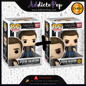 Funko Pop! The Vampire Diaries [1977] - Stefan Salvatore (Commune + Chase) 🕓[ETA:12/2026]