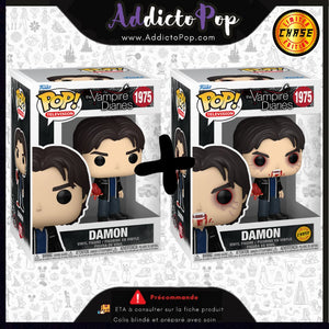 Funko Pop! The Vampire Diaries [1975] - Damon Salvatore (Commune + Chase) 🕓[ETA:12/2026]