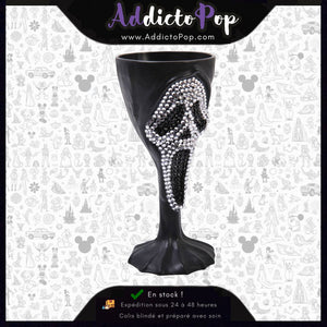Ghost Face® Glitzy Goblet – Verre Scream Effet Brillant (Halloween) - Officiel Fun World®