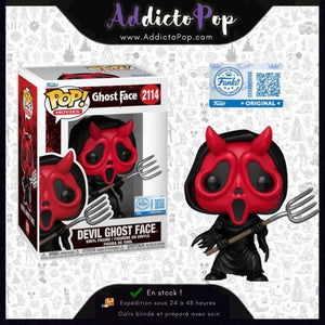 Funko Pop! Ghost Face (SCREAM) [2114] - Ghost Face Devil Face with Pitchfork (Special Edition)