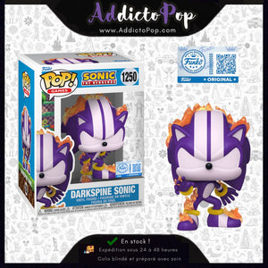 Funko Pop! Sonic : The Hedgehog [1250] - Darkspine Sonic (Special Edition)