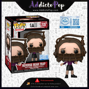 Funko Pop! SAW [2128] - Reverse Bear Trap (Scare Fair 2026 Exclusive) (Special Edition) 🕓[ETA:12/2026]