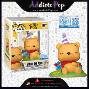 Funko Pop! Premium Disney Winnie The Pooh [1797] - Winnie the Pooh (100th Anniversary) (Special Edition) 🕓[ETA:12/2026]