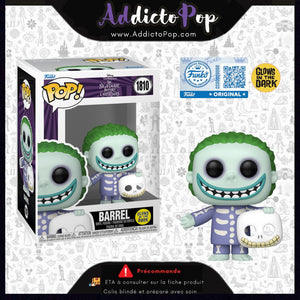Funko Pop! Disney The Nightmare Before Christmas [1810] - Barrel (GITD) (Special Edition) 🕓[ETA:12/2026]