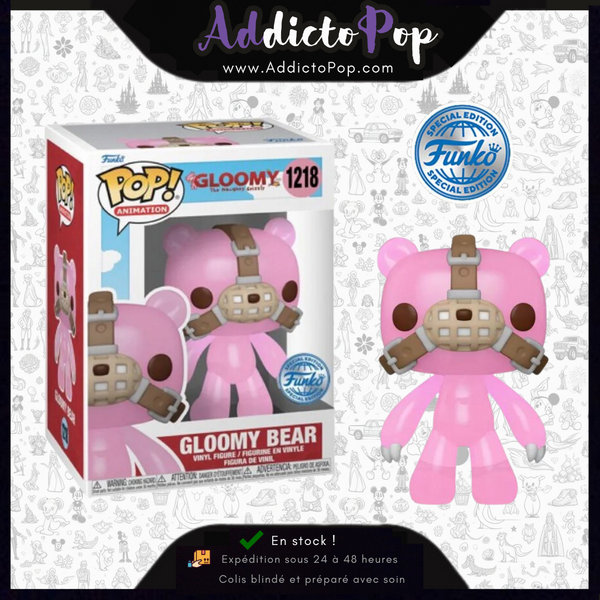 [Boîte endommagée] Funko Pop! Gloomy [1218] - Gloomy Bear Translucide (Special Edition)