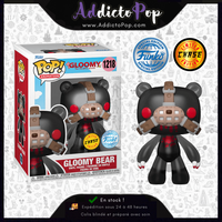 Funko Pop! Gloomy [1218] - Gloomy Bear Translucide (Black) (Chase) (Special Edition)