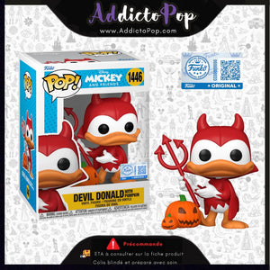 Funko Pop! Mickey &amp; Friends [1446] - Devil Donald with Pumpkin (Special Edition)