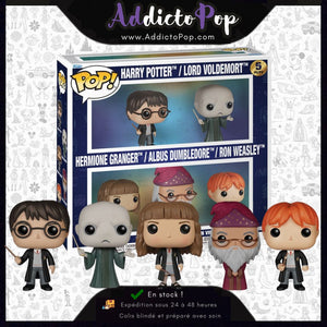 Funko Pop! Harry Potter [5-Pack] – Harry Potter/Lord Voldemort/Hermione Granger/Albus Dumbledore/Ron Weasley