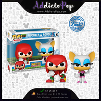 Funko Pop! Sonic The Hedgehog [2-Pack] - Knuckles & Rouge (Special Edition)