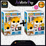 Funko Pop! Sonic The Hedgehog [978] - Tails (Flying) (Commune + Flocked Chase) (Speciality Series Exclusive)