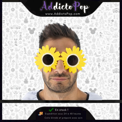 Terrifier® – Lunettes Fleur Jaune (Tournesol) (Halloween) – 18 x 14 x 9,7 cm