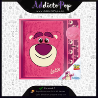 Pack Premium Toy Story - Lotso - Notebook Peluche A5 + Stylo-Bille