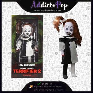 Terrifier – Poupée Living Dead Dolls Little Pale Girl (Petite Fille Pâle) 27 cm | Mezco Toyz