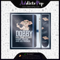 Pack Premium Harry Potter - Dobby - Notebook Lumineux A5 + Stylo-Bille + Marque-Page