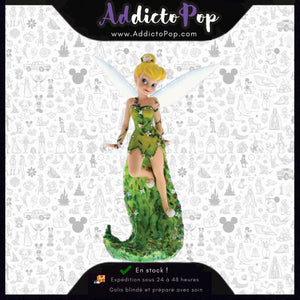Disney Showcase – Figurine Fée Clochette Assise sur un Rocher Fleuri – Peter Pan – Enesco