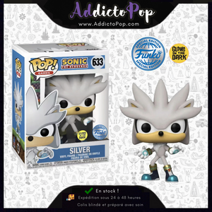 Funko Pop! Sonic The Hedgehog [633] - Silver (GITD) (Special Edition) 