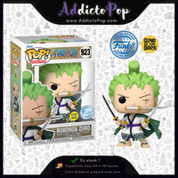 [Boîte endommagée] Funko Pop! One Piece [923] - Roronoa Zoro Wano Kuni (GITD) (Special Edition)