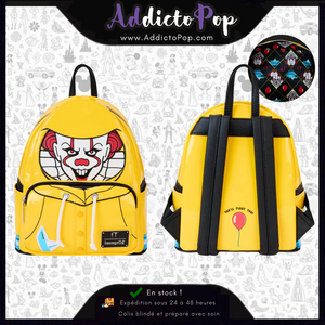 Loungefly Warners Bros IT - IT Pennywise Raincoat Cosplay Backpack 