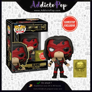 Funko Pop! WWE: Hall of Fame [143] - Kane with Pin (GameStop Exclusive) 