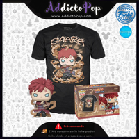 Funko Pop! & Tee Naruto Shippuden [728] - Gaara (Glitter) (Special Edition)