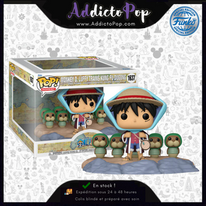 [Boîte endommagée] Funko Pop! One Piece [1637] - Monkey D. Luffy Trains Kung Fu Dugong (Special Edition)