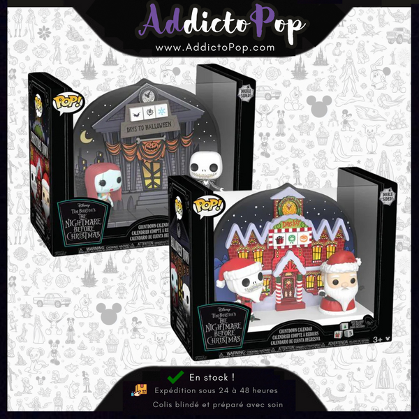 Funko Pop! Disney The Nightmare Before Christmas [Double Sided] - Calendrier compte à rebours 2 côtés