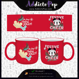 Mug Breakfast Mickey - Joyeux Noël - 420ml