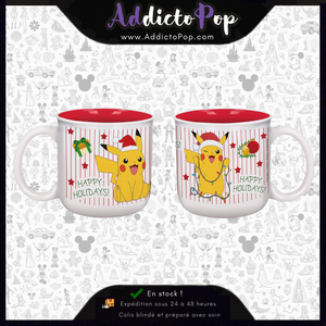 Pokémon Breakfast Mug - Pikachu Christmas - Merry Christmas - 420ml 