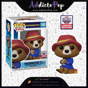 Funko Pop! Paddington [1480] - Paddington w/ Sandwich (2024 Funkon London Convention Exclusive) 