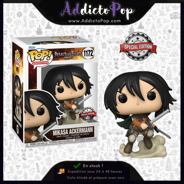 Funko Pop! Attack On Titan (AOT) [1172] - Mikasa Ackerman (Special Edition)