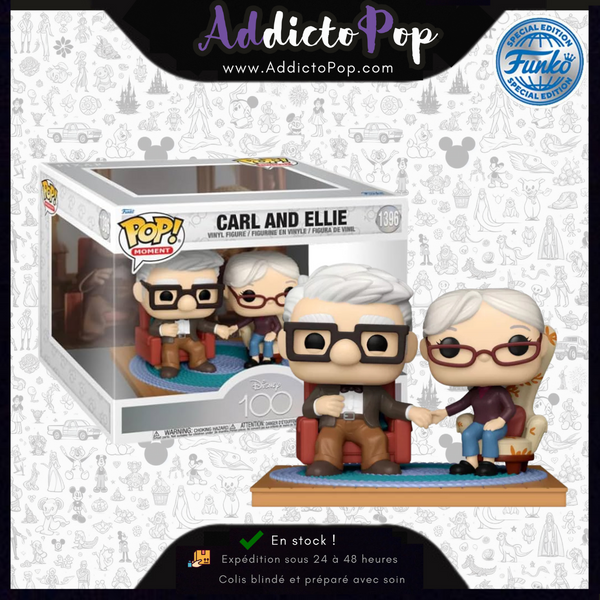 Funko Pop! Disney Up (La Haut) [1396] - Carl & Ellie (Old) (Special Edition)