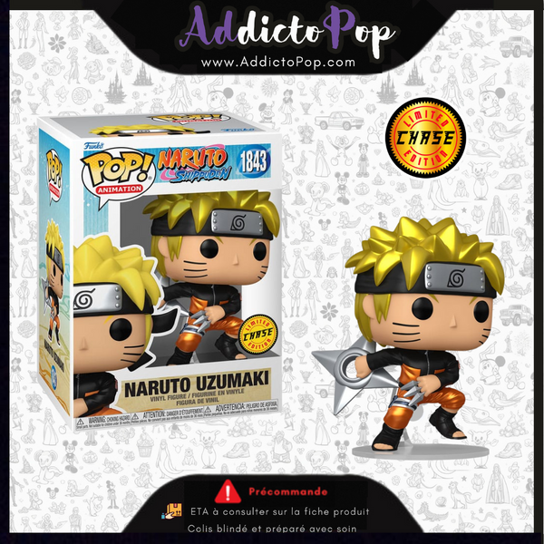 Funko Pop! Naruto Shippuden [1843] - Naruto Uzumaki (Chase Metallic)