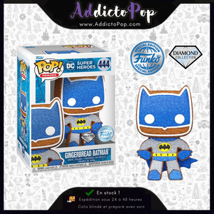[Damaged Box] Funko Pop! DC Super Heroes [444] - Gingerbread Batman (Diamond) (Special Edition) 