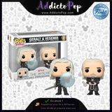 Funko Pop! The Witcher (Netflix) [2-Pack] - Geralt & Vesemir (Special Edition)