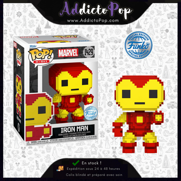 Funko Pop! Marvel [1429] - Iron Man (8-Bit) (Special Edition)