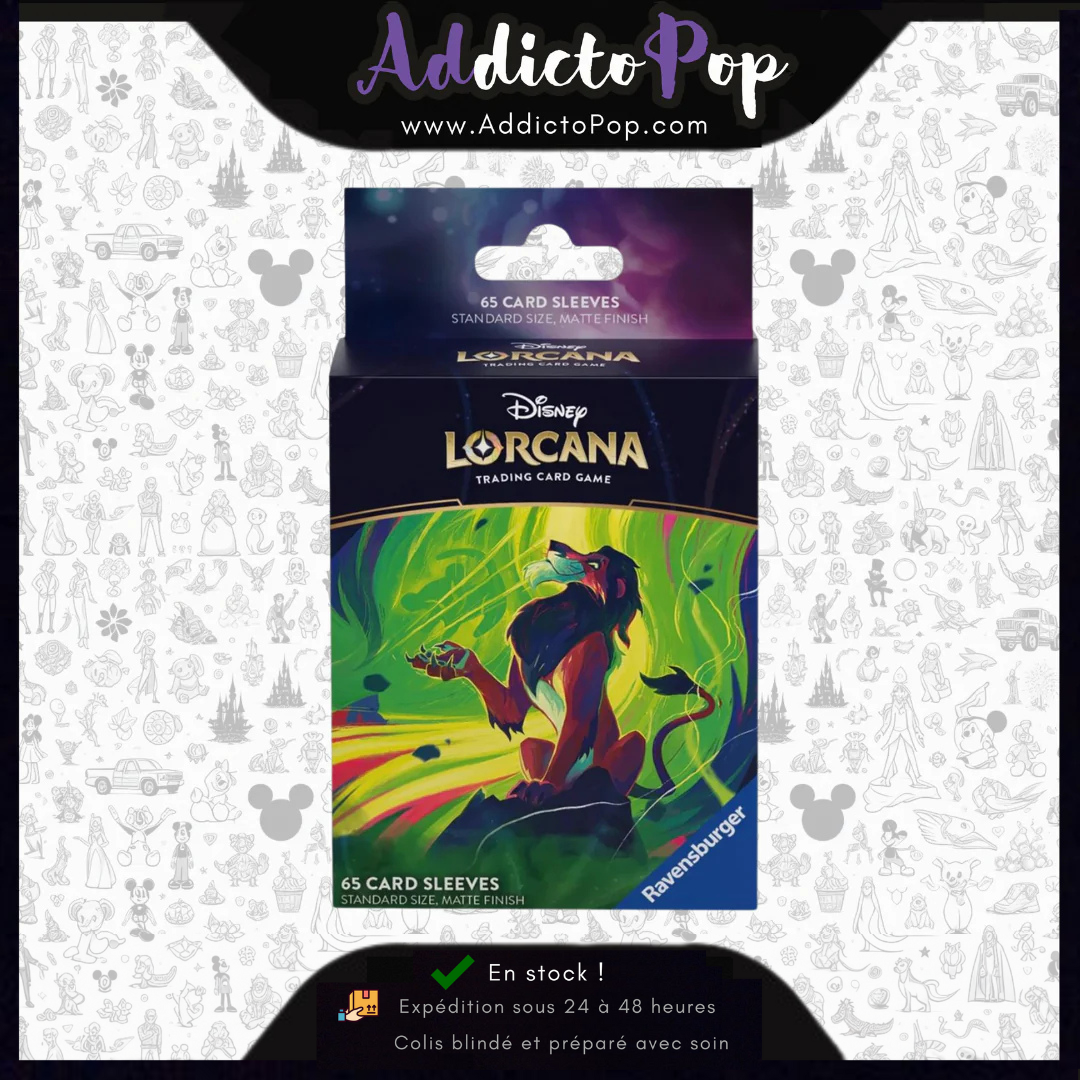 lorcana card sleeve size DISNEY - Lorcana - Card Sleeves - Scar