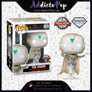 Funko Pop! Marvel WandaVision [824] - The Vision (White) (Diamond) (Special Edition) 