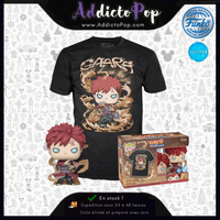 Funko Pop! & Tee Naruto Shippuden [728] - Gaara (Glitter) (Special Edition)