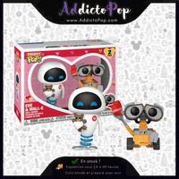 Funko Pocket Pop! Disney Wall-E [2-Pack] - Wall-E & Eve (Valentine)