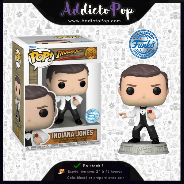 Funko Pop! Disney : Indiana Jones [1356] - Indiana Jones with Suit (Special Edition)