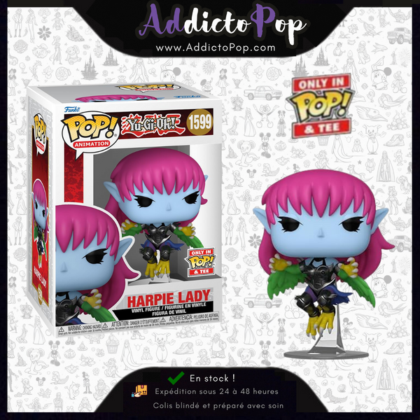 Funko Pop! Yu-Gi-Oh! [1599] - Harpie Lady (Black Suit) (Only Pop&Tee Excl)