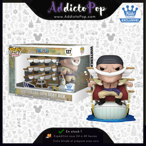 [Damaged Box] Funko Pop! One Piece [127] - Whitebeard with Moby Dick (Funko Shop Exclusive) 