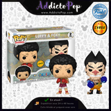 Funko Pop! One Piece [2-Pack] - Luffy & Foxy (Battle) (Chase) (Special Edition)