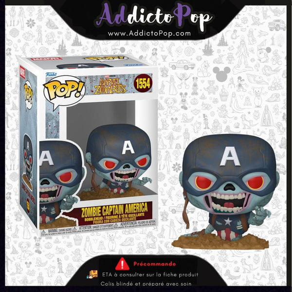 Funko Pop! MARVEL Zombies [1554] - Zombie Captain America