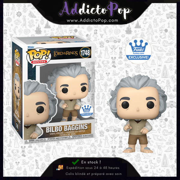 Funko Pop! The Lord of the Rings (Le seigneur des anneaux) [1748]- Bilbo Baggins (Funko Shop Exclusive)