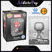 Funko Pop! MARVEL Spider-Man [09] - Spider-Man (Die Cast) (Chase) (Funko Shop Exclusive)