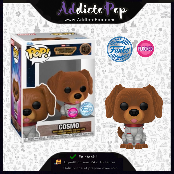 Funko Pop! Marvel Les Gardiens de la Galaxie Vol.3 [1207] - Cosmo (Flocked) (Special Edition)